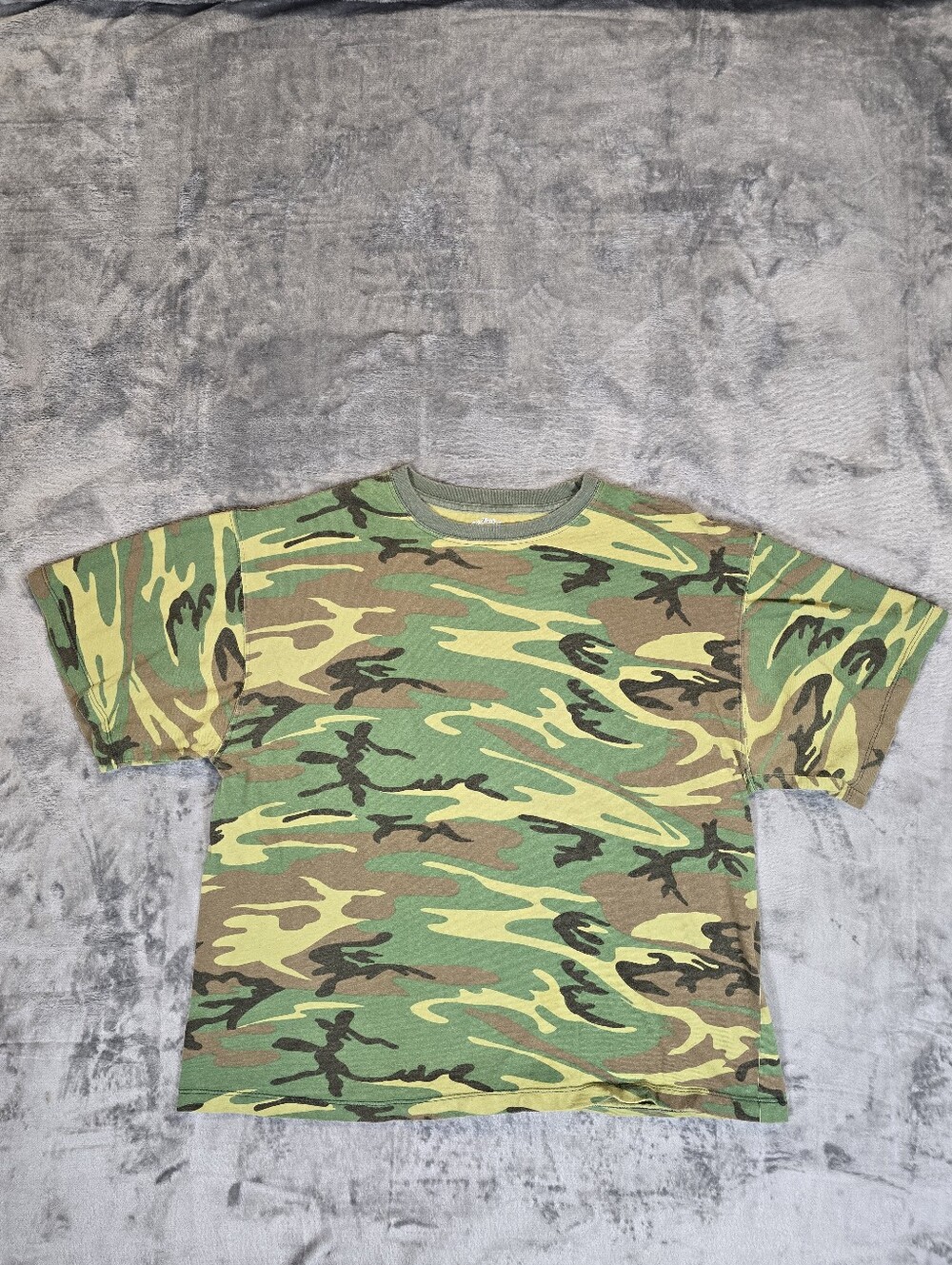 The Black Dog Brand Camo Camouflage T Shirt Size Medium